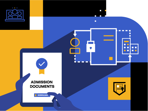 Secure File Sharing for Admissions Documents