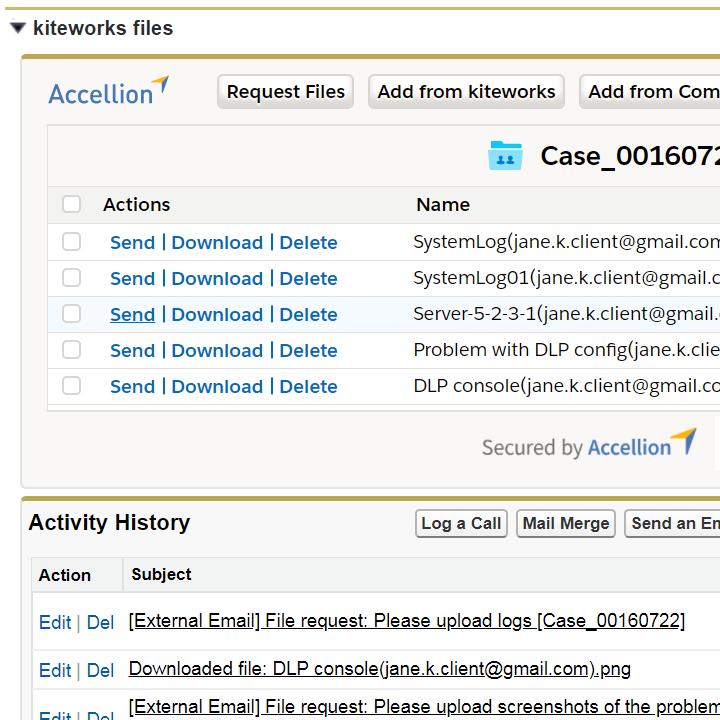 Simple - Secure Salesforce File Sharing
